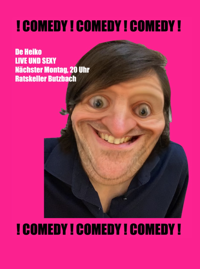 Plakat: De Heiko Live und sexy