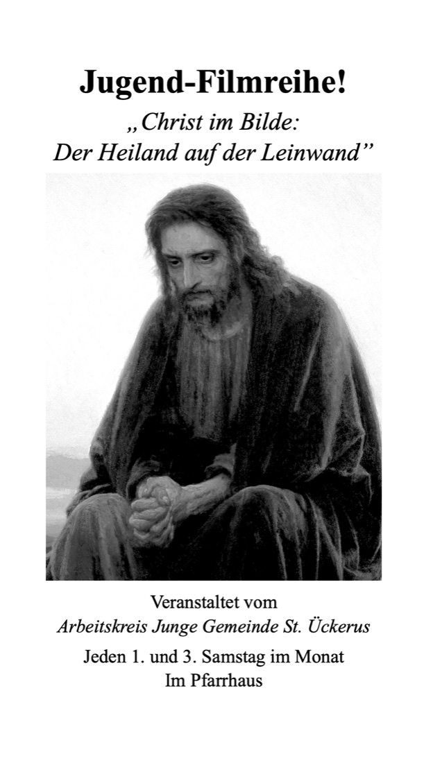 Plakat: Jugend-Filmreihe Christ im Bilde