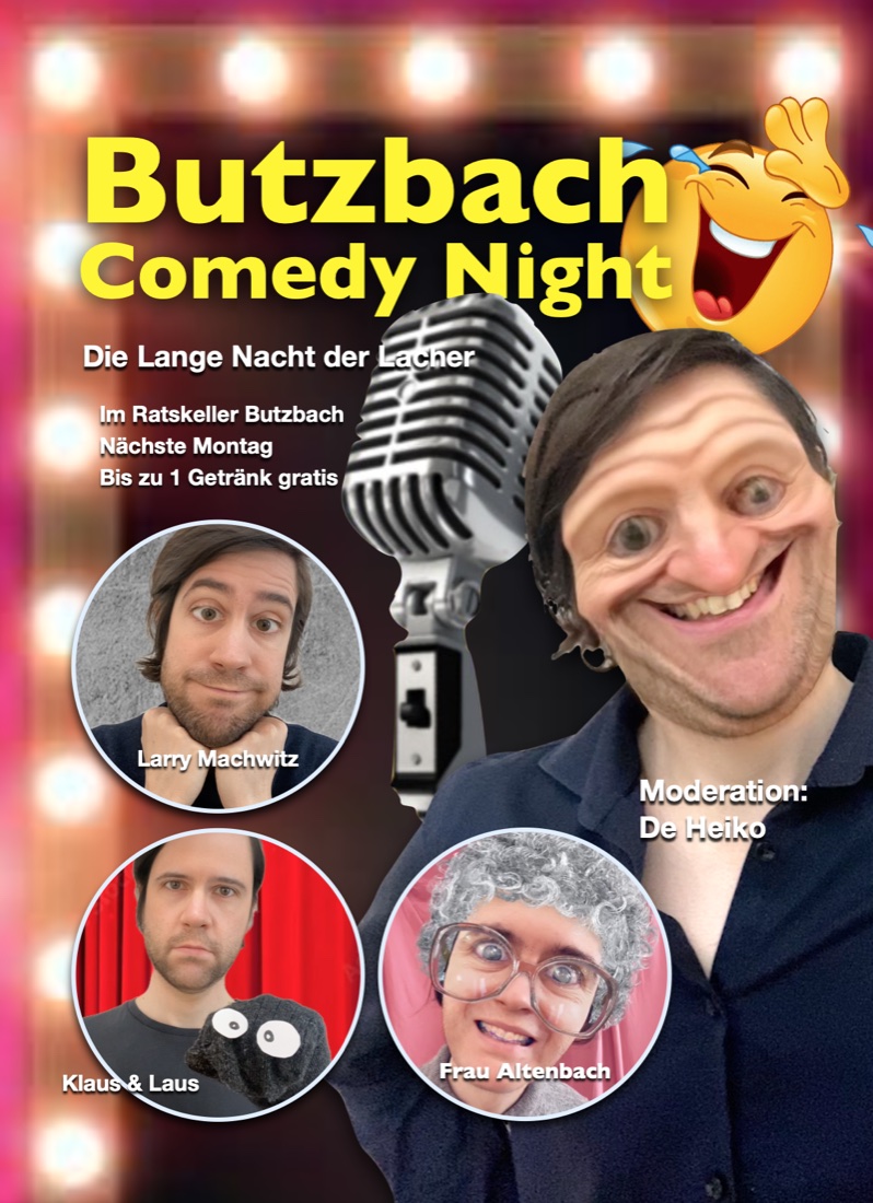 Plakat: Butzbach Comedy Night